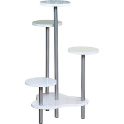 Подставка для цветов Kesper 17278 (White/Silver) Thumb