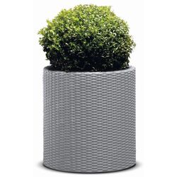 Цветочный горшок Keter Cylinder Planter L (Silver Grey) Thumb