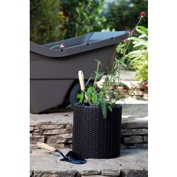 Ghiveci Keter Cylinder Planter S (Anthracite) Thumb