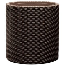 Ghiveci Keter Cylinder Planter S (Whiskey Brown)