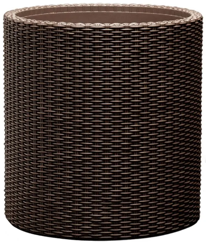 Ghiveci Keter Cylinder Planter S (Whiskey Brown)