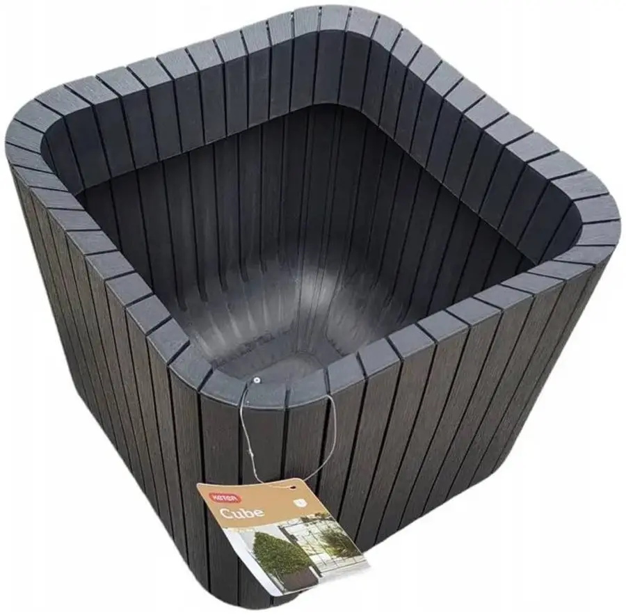 Горшок Keter Cube Planter M (Anthracite)
