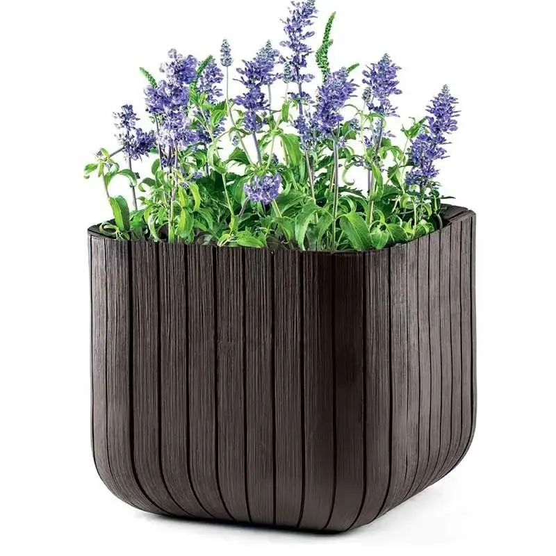 Горшок Keter Cube Planter S (Whiskey Brown)