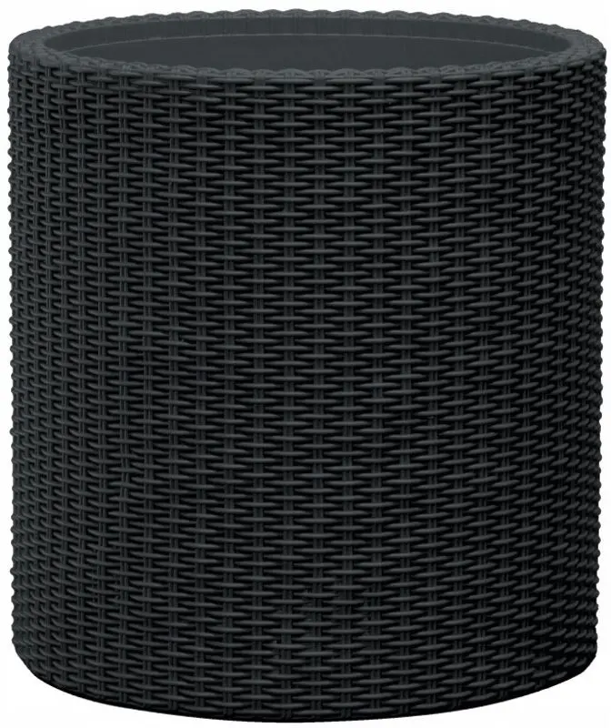Горшок Keter Cylinder M (Anthracite)