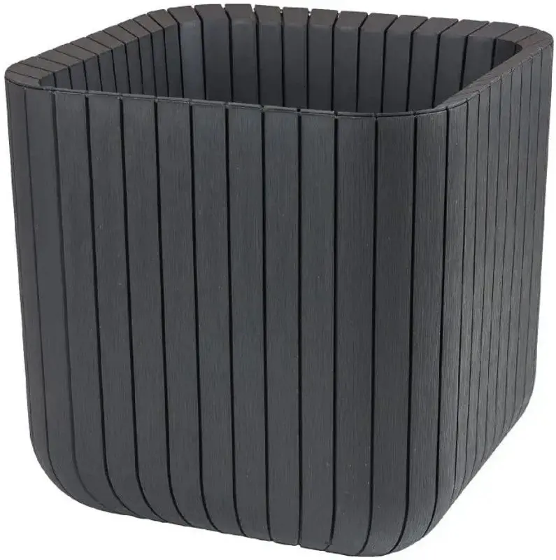 Кашпо Keter Cube Planter L (Graphite)