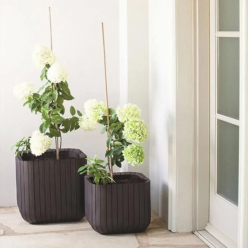 Ghiveci Keter Cube Planter M (Whiskey Brown) - 3