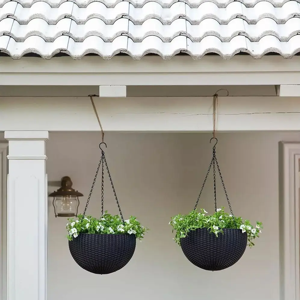 Кашпо Keter Hanging Sphere Planter (Whiskey Brown) - 2