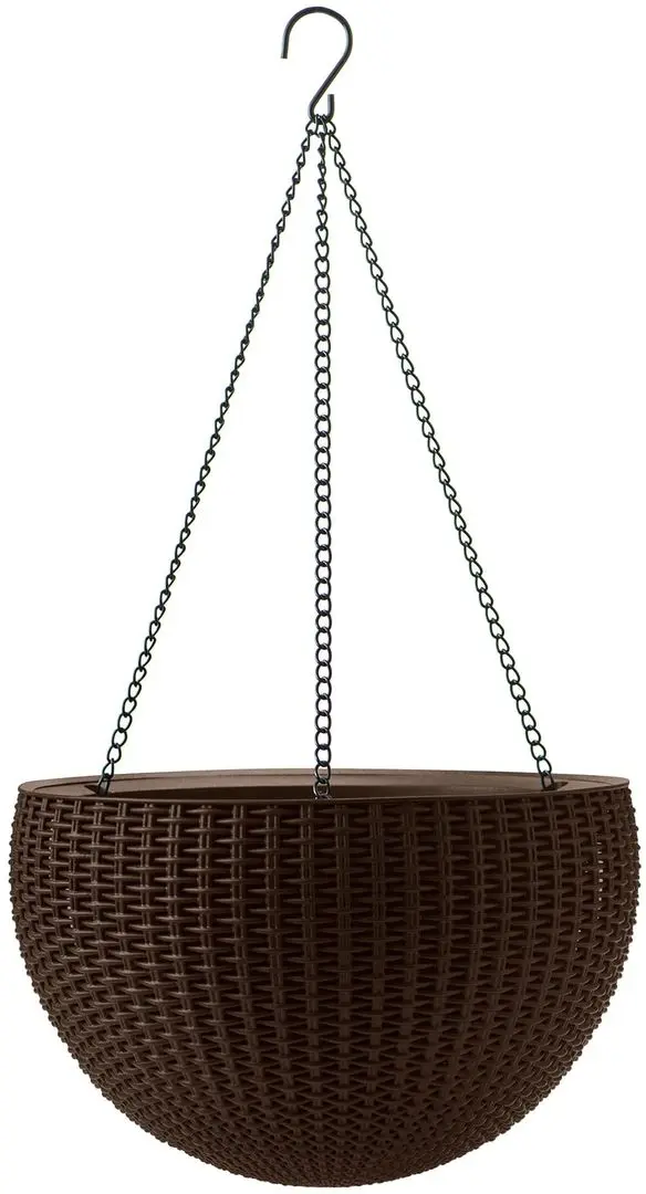 Кашпо Keter Hanging Sphere Planter (Whiskey Brown)
