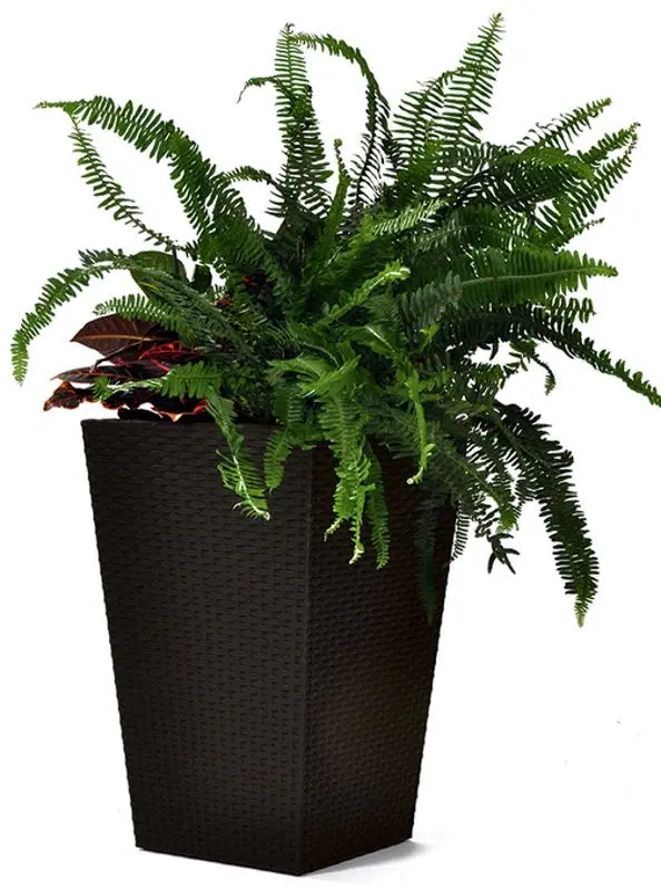 Кашпо Keter Rattan Planter S (Whiskey Brown) - 2