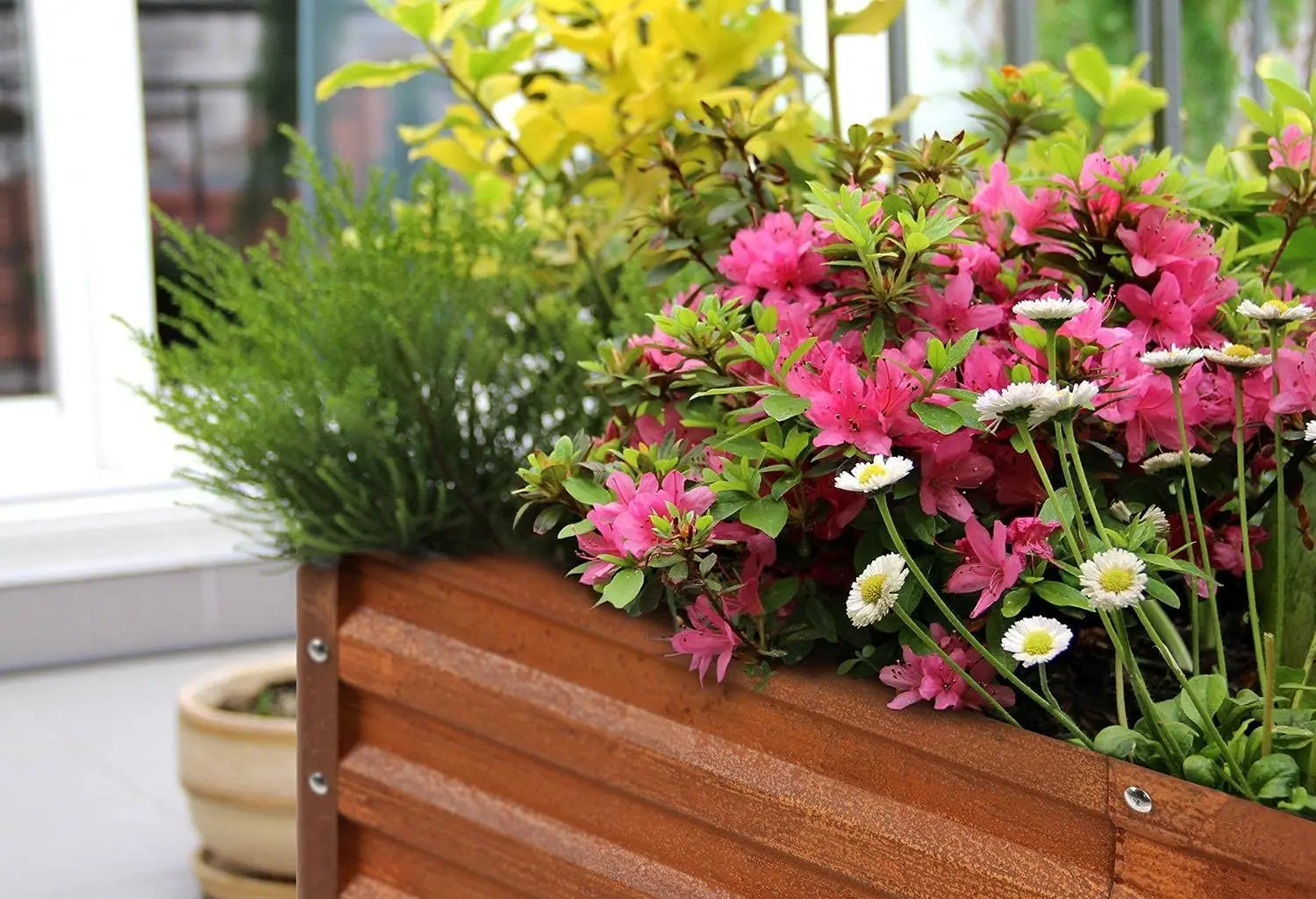 Jardiniera de flori Klarstein Rust Grow 10036159 (Brown) - 2