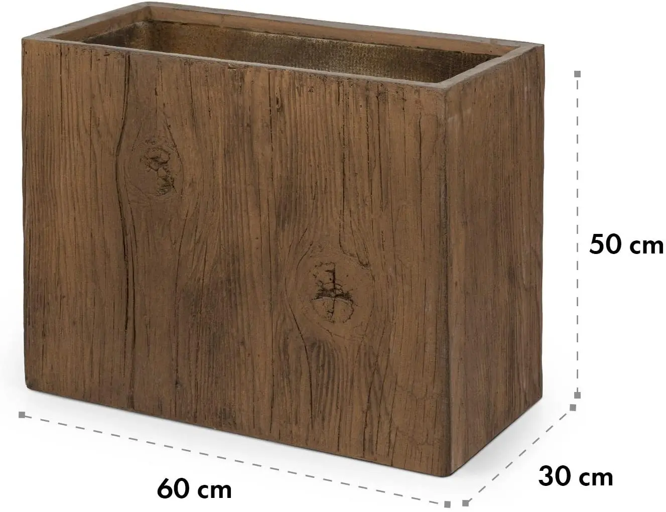 Jardiniera de flori Klarstein Timberflor 10032495 (Brown) - 3