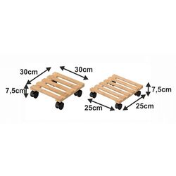 Set de suporturi pentru flori Mobhaus Kosma (Bamboo) Thumb