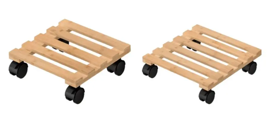 Set de suporturi pentru flori Mobhaus Kosma (Bamboo)