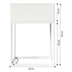 Suport de flori multifuncțional Mobhaus Indize Typ 2 WL4214 (White) Thumb