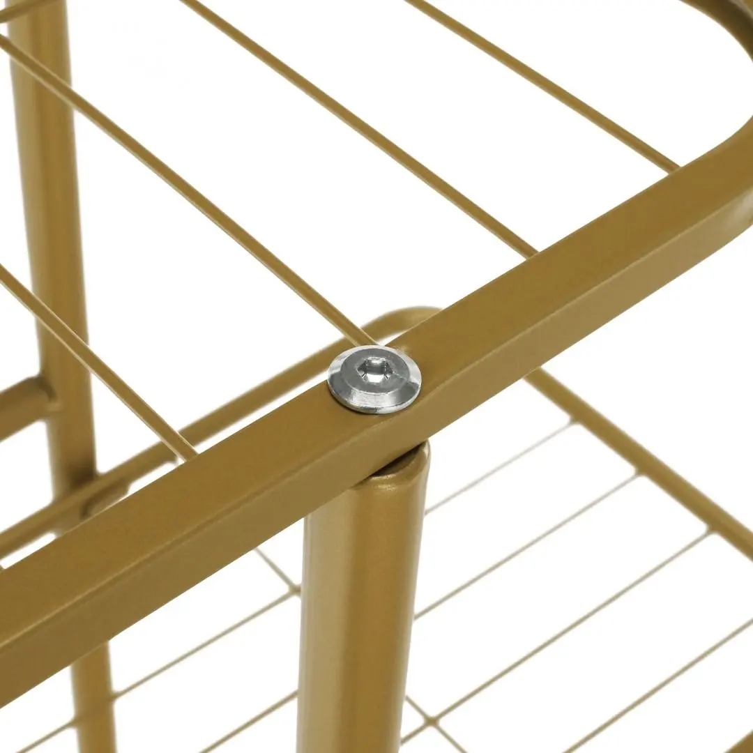 Etajera pentru flori Mobhaus Bamir Tip 3 (Gold) - 8