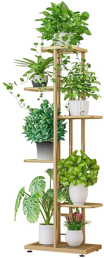 Etajera pentru flori Mobhaus Bamir Tip 3 (Gold) - 9