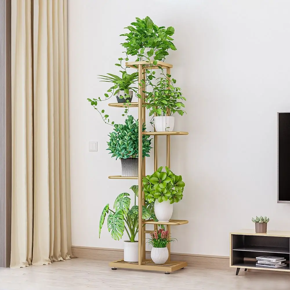 Etajera pentru flori Mobhaus Bamir Tip 3 (Gold)