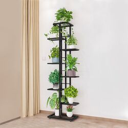 Etajera pentru flori Mobhaus Bamir Tip 4 (Gray Dark)