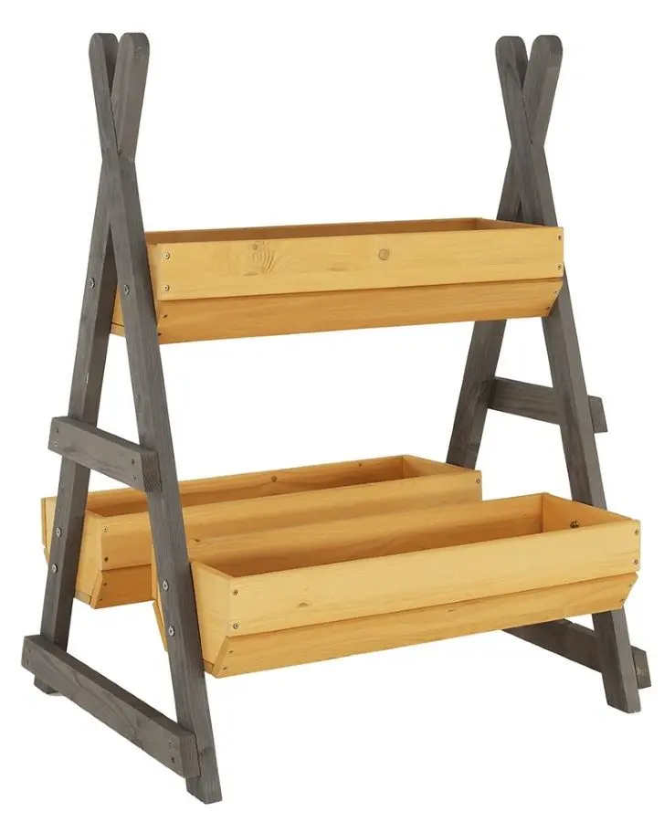 Стеллаж для цветов Mobhaus Beron (Natural/Gray) - 2