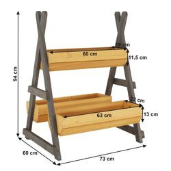 Стеллаж для цветов Mobhaus Beron (Natural/Gray) Thumb