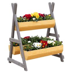 Стеллаж для цветов Mobhaus Beron (Natural/Gray)