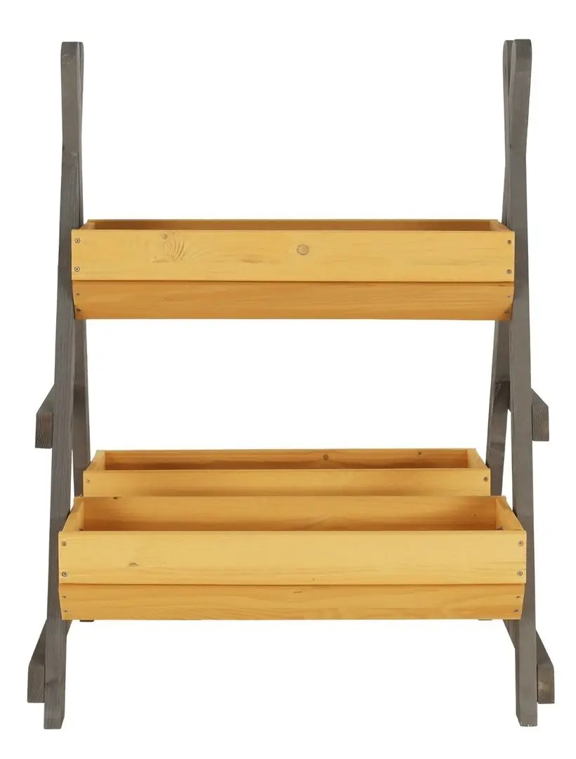 Стеллаж для цветов Mobhaus Beron (Natural/Gray) - 5