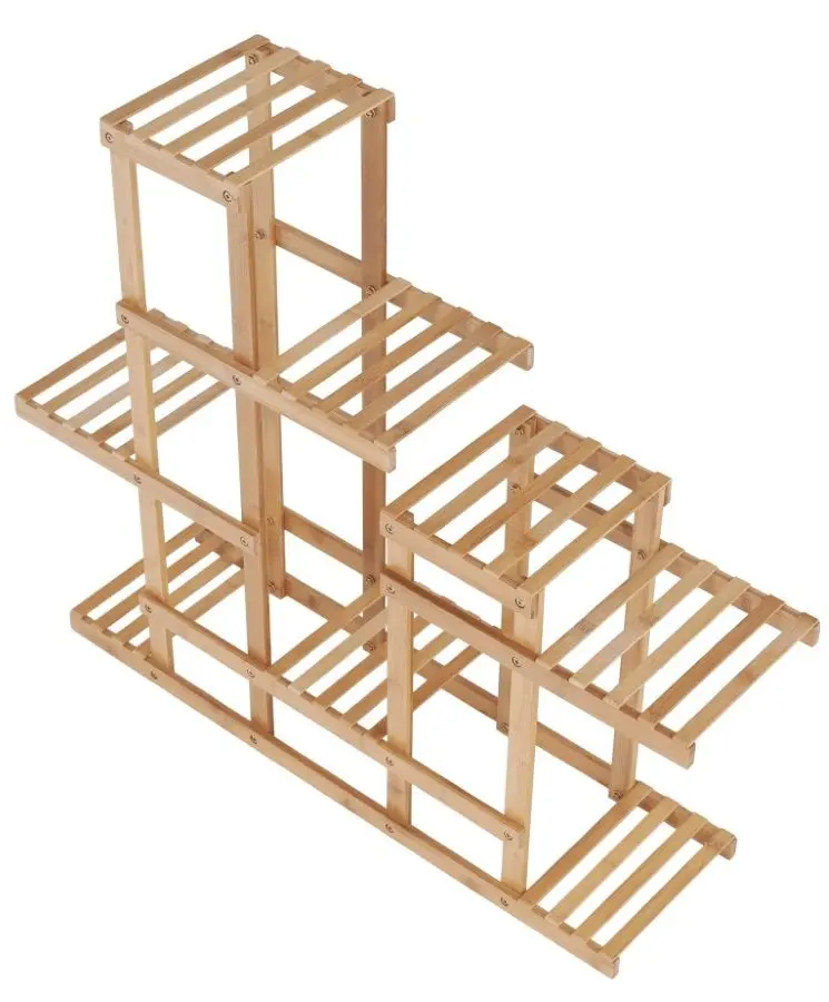 Etajera pentru flori Mobhaus Tusum (Natural)