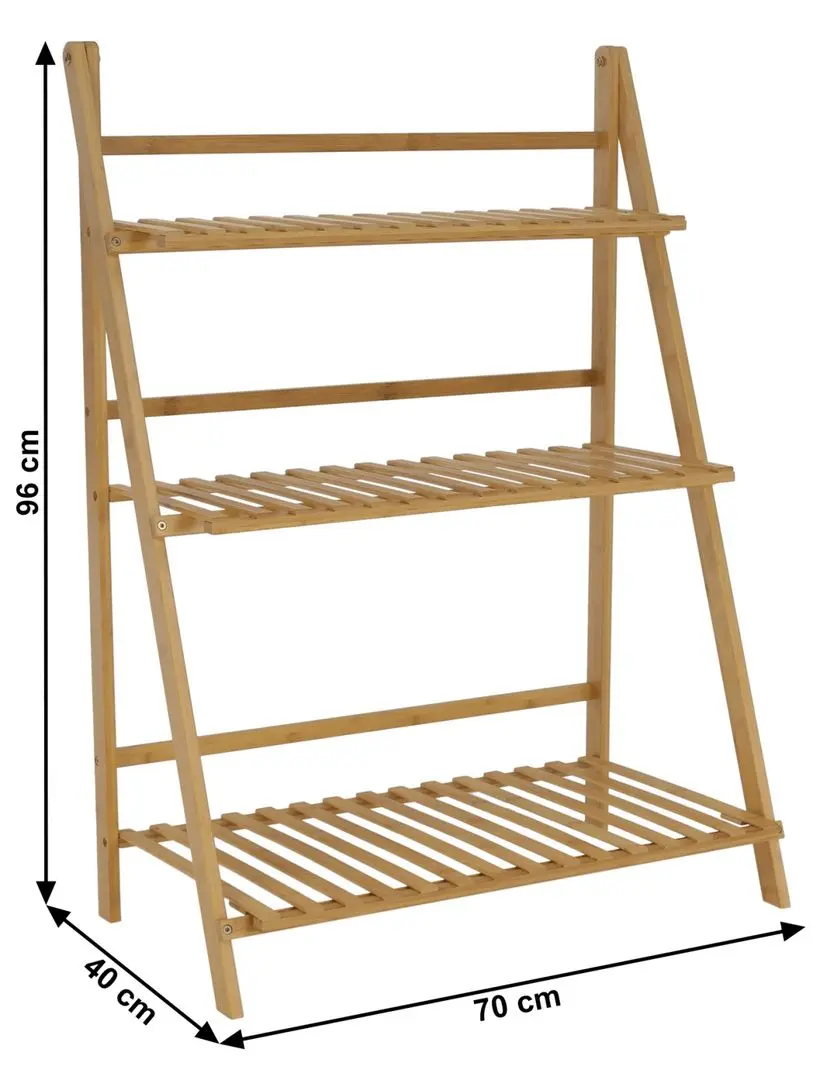 Etajera pentru flori Mobhaus Nepel Typ 1 (Bamboo)