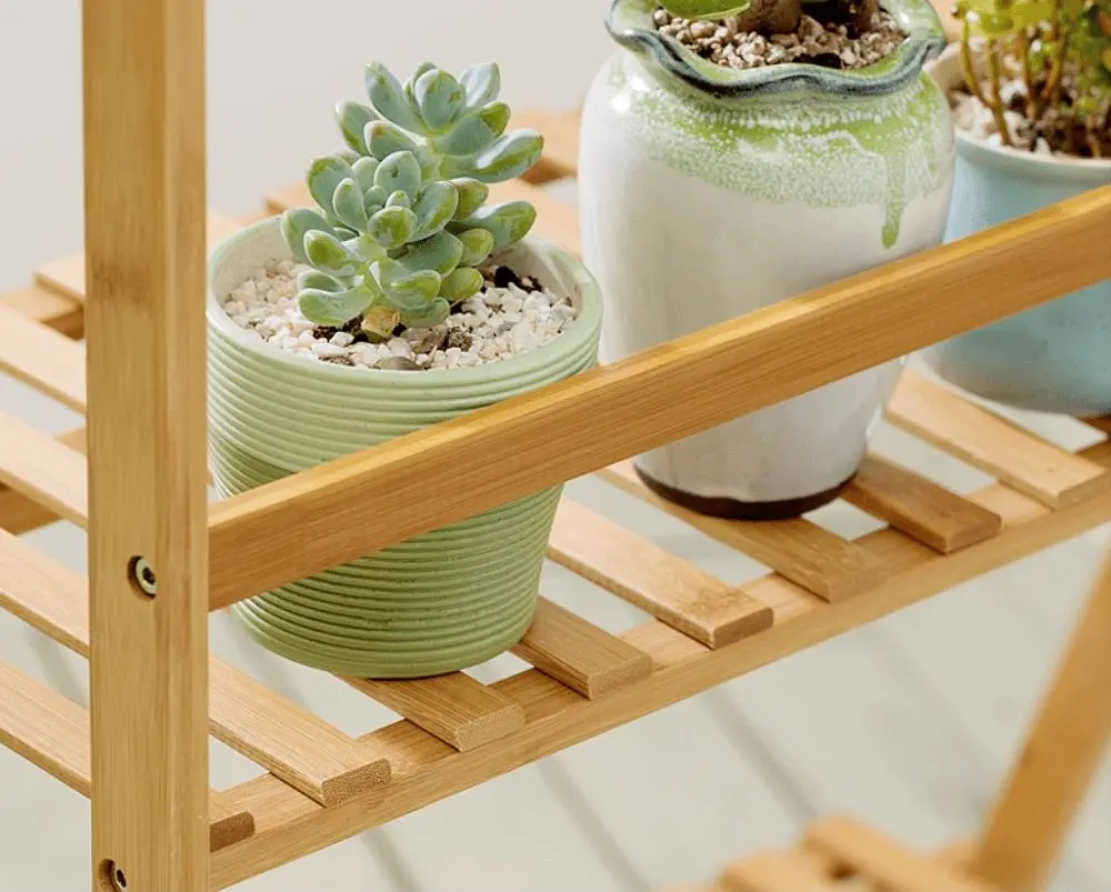 Etajera pentru flori Mobhaus Nepel Typ 1 (Bamboo)