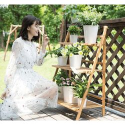 Etajera pentru flori Mobhaus Nepel Typ 1 (Bamboo) Thumb