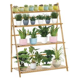 Etajera pentru flori Mobhaus Nepel Typ 2 (Bamboo)