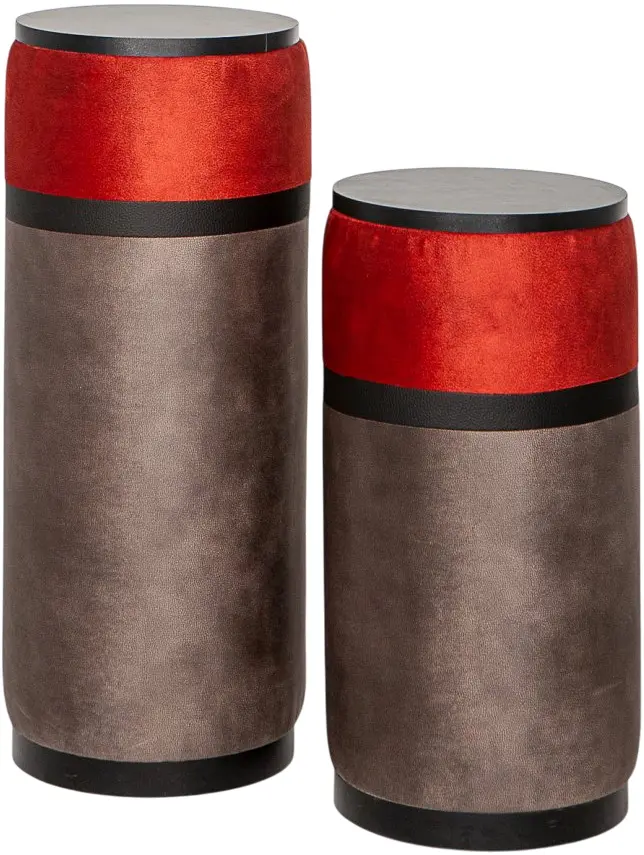 Набор подставок для цветов ModaLife Avrupa (Red/Brown/Black)