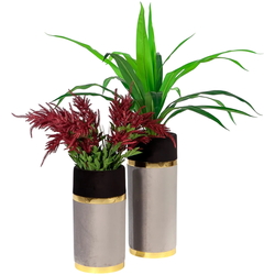 Набор подставок для цветов ModaLife Bella (Grey/Black/Gold) Thumb