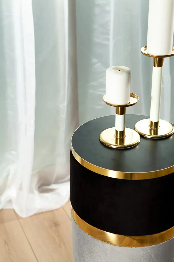 Набор подставок для цветов ModaLife Bella (Grey/Black/Gold)