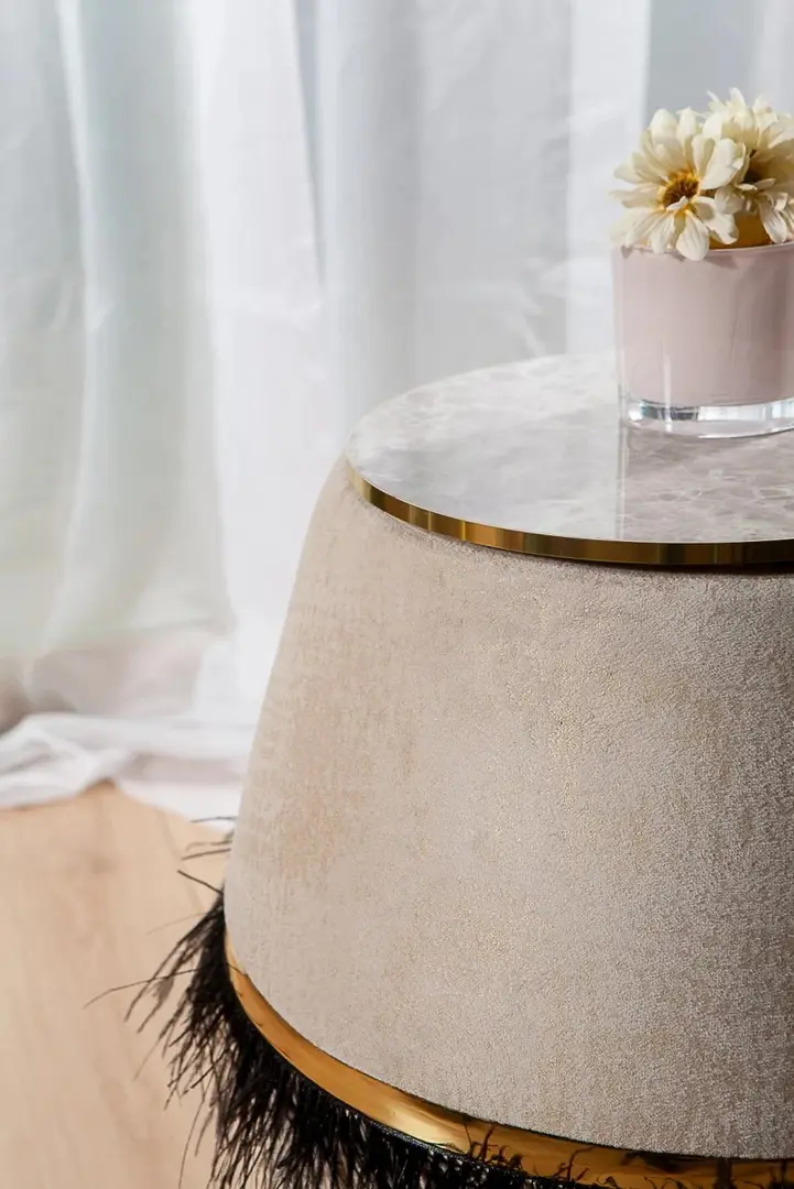 Set suport pentru flori ModaLife Lexus (Beige/Black/Gold)