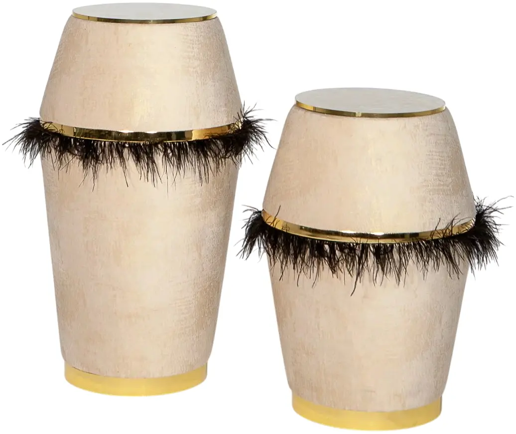 Set suport pentru flori ModaLife Lexus (Beige/Black/Gold)