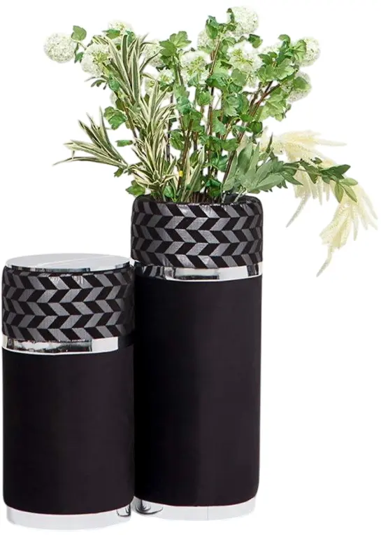 Set suport pentru flori ModaLife Vivaldi (Black/Silver)