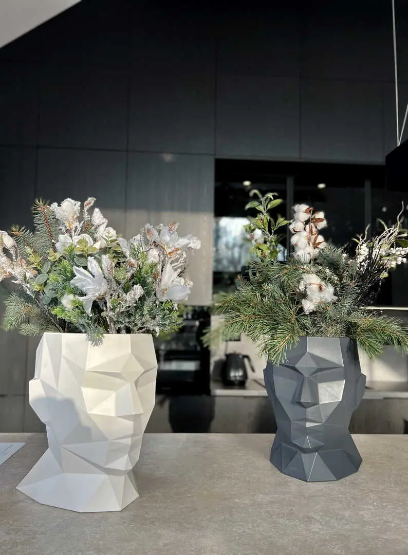 Ghiveci Monumo Adonis 40/25 (White) - 2