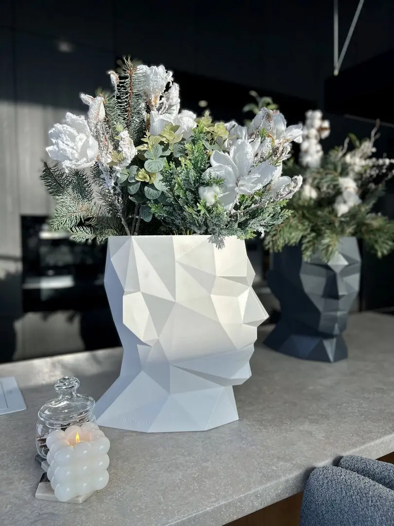 Ghiveci Monumo Adonis 40/25 (White) - 3