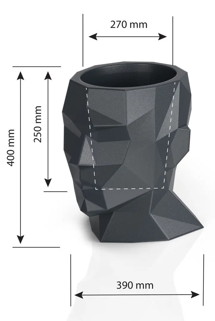 Ghiveci Monumo Adonis 40/25 (White) - 7
