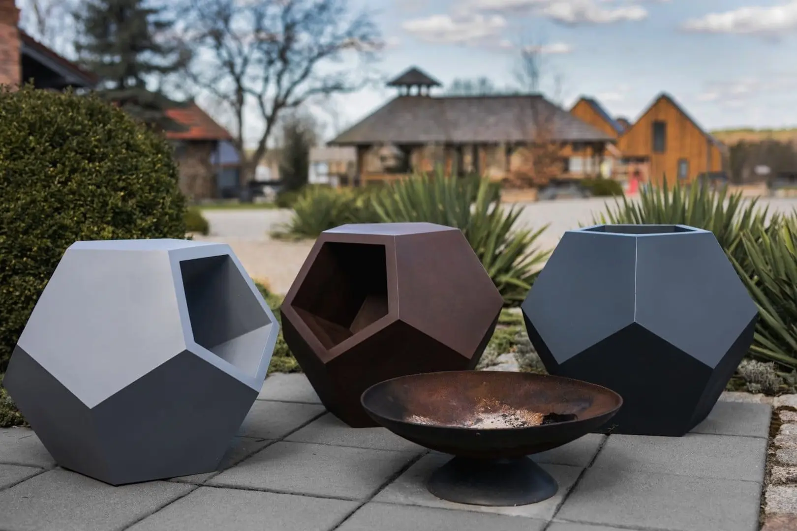 Горшок Monumo Alma 53cm (Anthracite) - 5