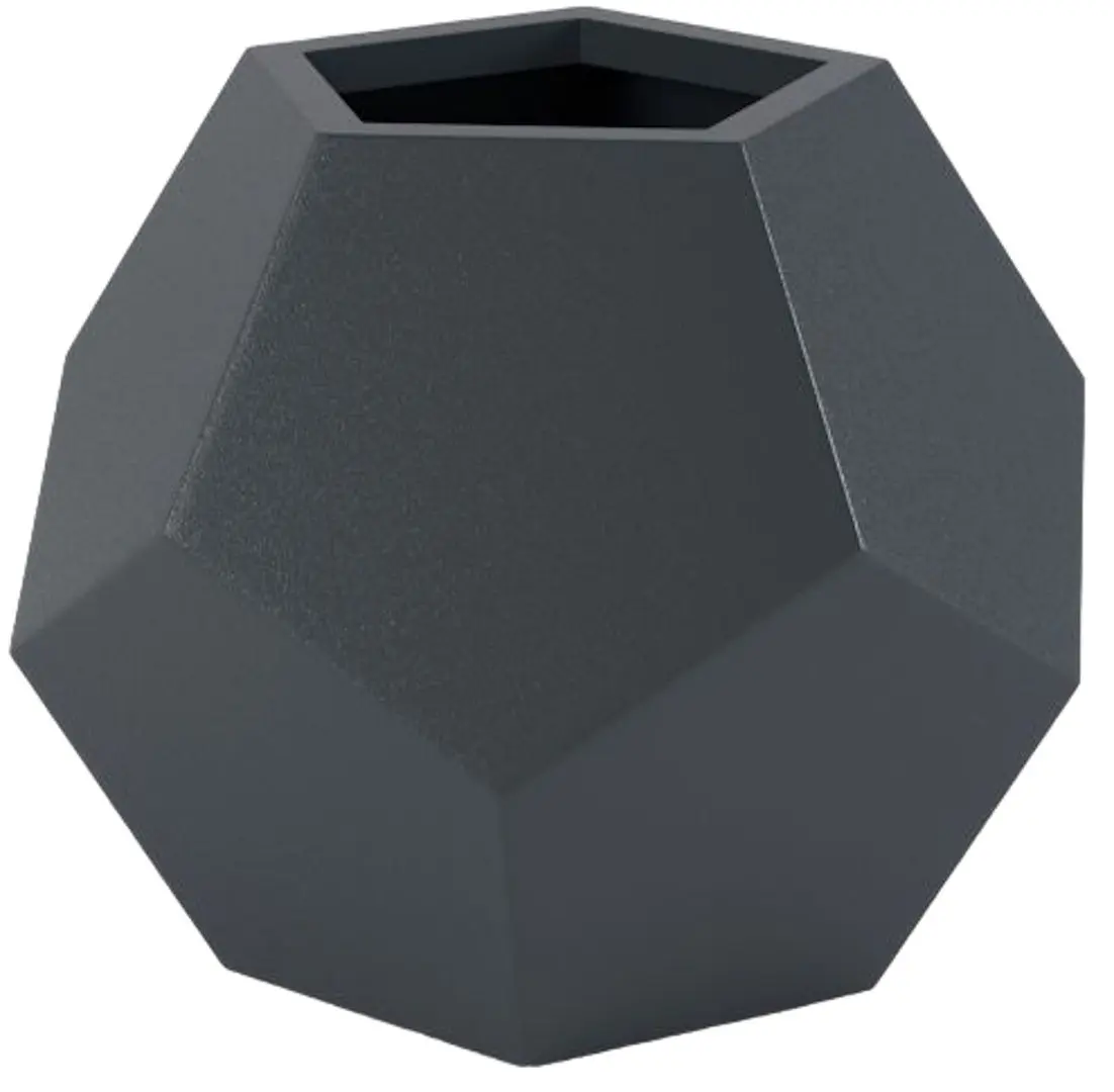 Горшок Monumo Alma 53cm (Anthracite)