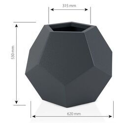 Ghiveci Monumo Alma 53cm (White) Thumb