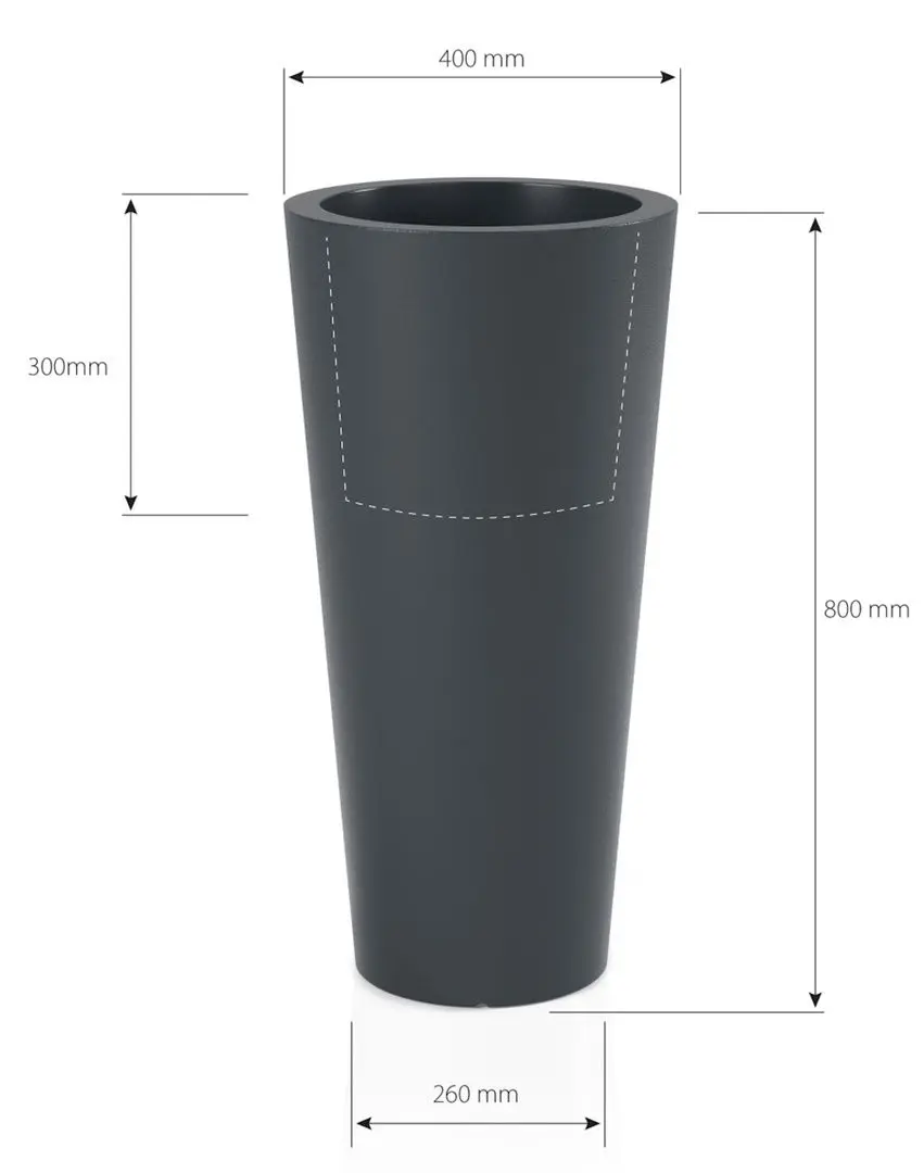 Ghiveci Monumo Habana 80/30 (White) - 4