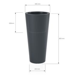 Ghiveci Monumo Habana 80/35 (Anthracite) Thumb