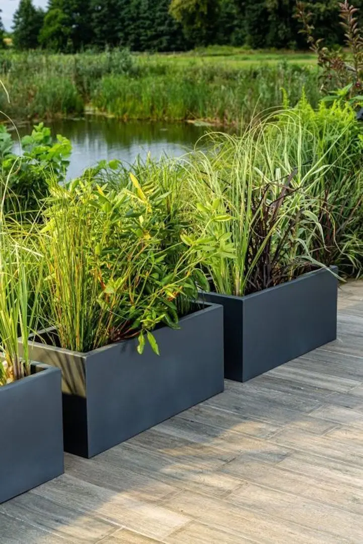 Ghiveci Monumo Long 40cm (Anthracite) - 3