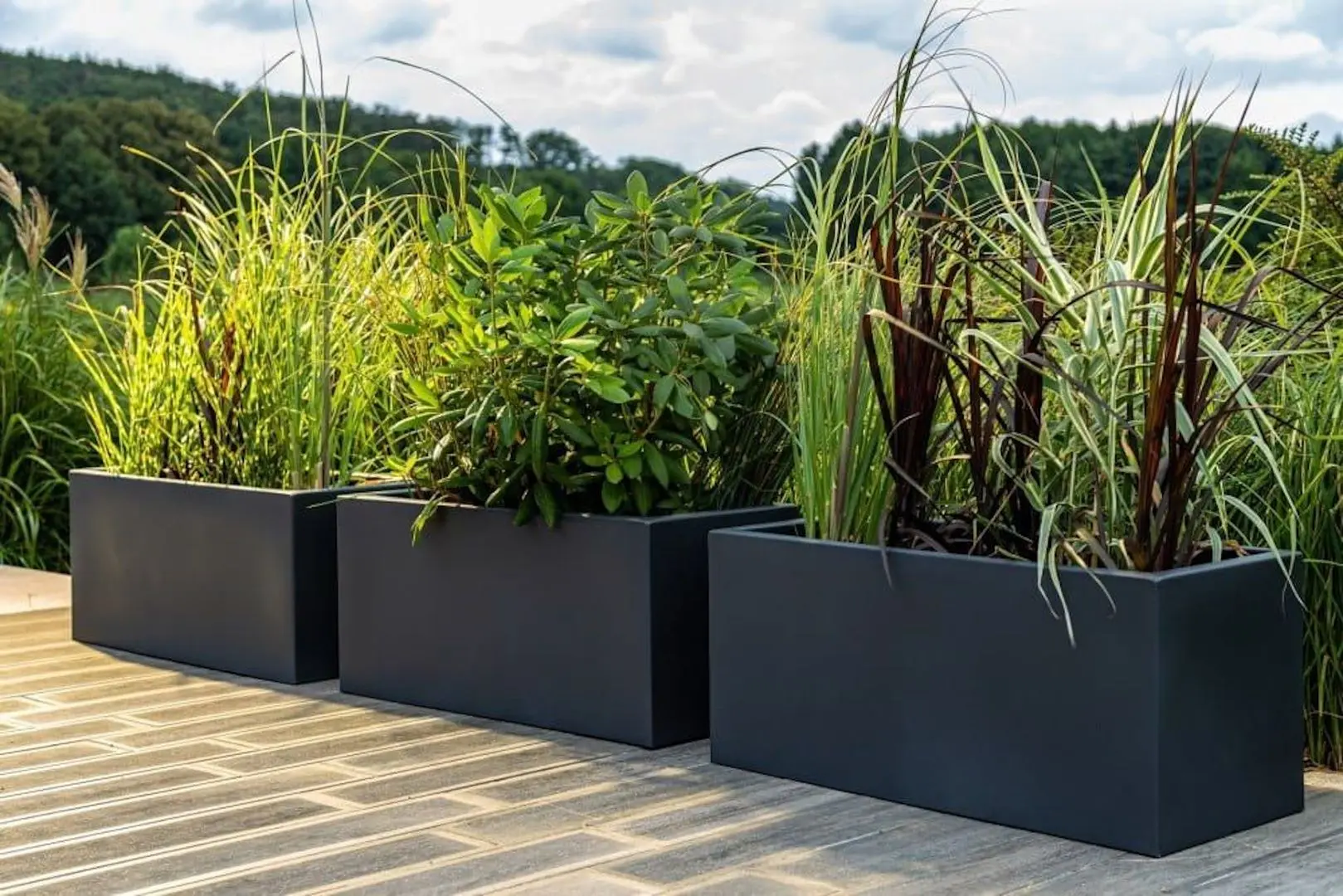 Ghiveci Monumo Long 40cm (Anthracite) - 4