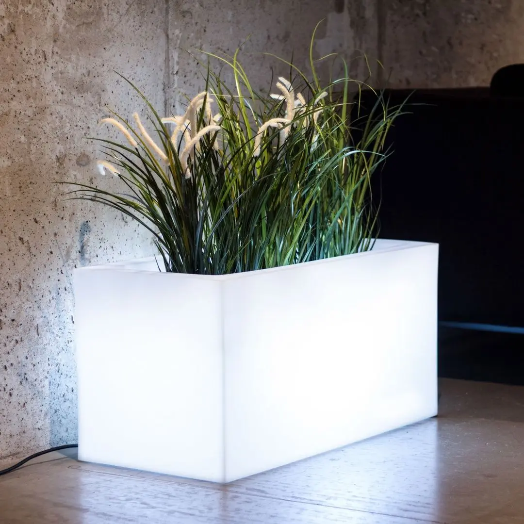 Ghiveci Monumo Lungo Light 38/15 (White) - 3