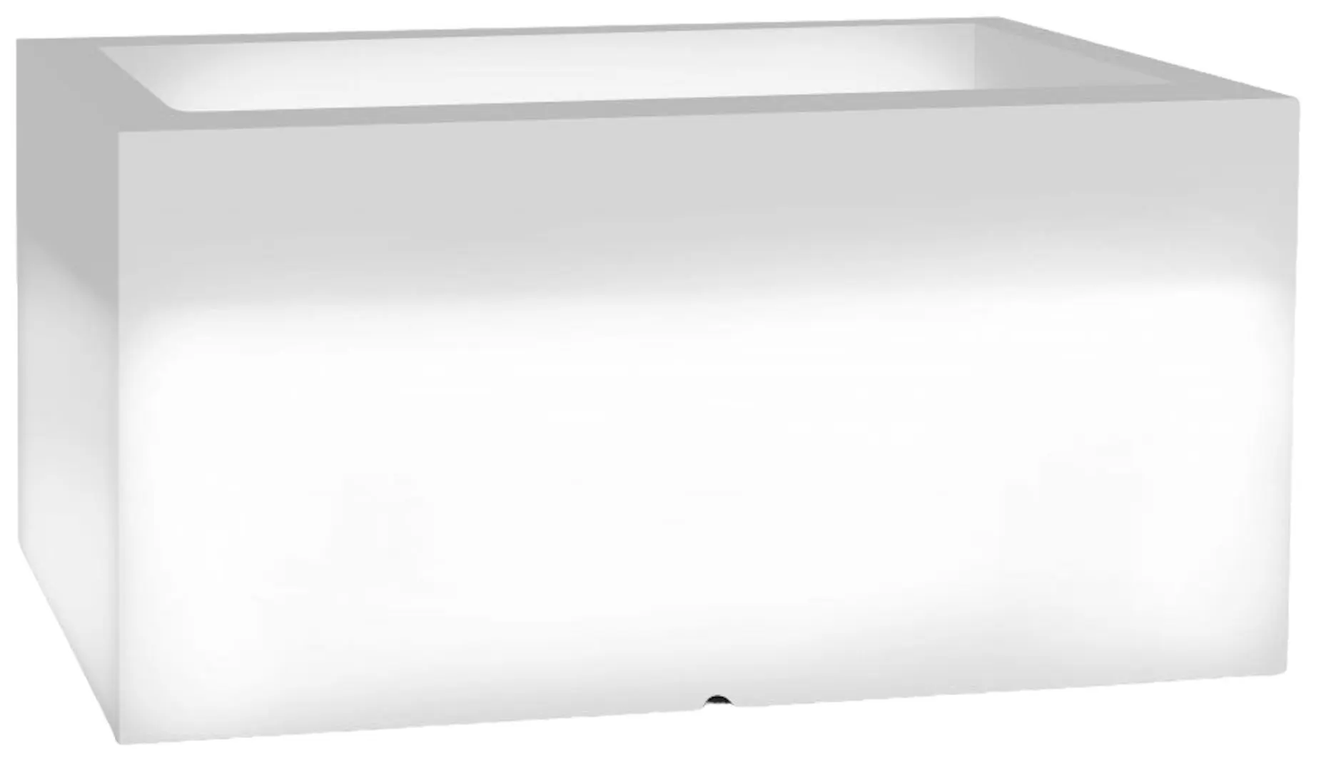 Ghiveci Monumo Lungo Light 38/15 (White)