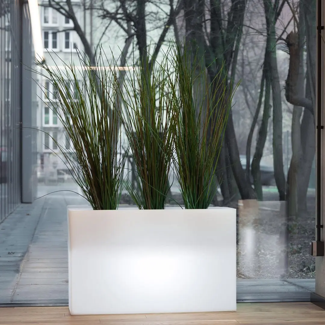 Ghiveci Monumo Lungo Maxi Light 50/22 (White) - 3